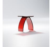 Sgabello Steinberg Serie 432, in poliresina, 415x225x420mm, 4327100, Colorazione: Rubino