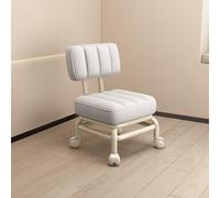 Sgabello su ruote, sgabello basso, piccolo sgabello da casa, sgabello per nail art, sgabello da divano, sgabello da casa comodo, rotazione a 360 gradi, sgabello basso pratico per il lavoro, diversi