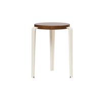 Sgabello TipToe LOU in Rovere Tinto/bianco Crema