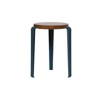 Sgabello TipToe LOU in Rovere Tinto/blu Notte