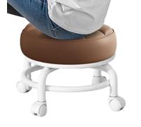 Sgabello Vanity Rolling - Sgabello Spa, Sgabello girevole | Sedia a sella girevole regolabile in altezza, sgabello girevole rotondo e confortevole migliorato per massaggio domestico Garage da giardino