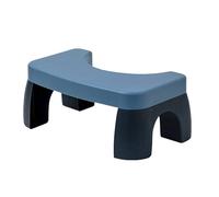Sgabello WC Tozzo Vasino, Sgabello da Bagno Per Migliorare I Movimenti Intestinali, Sgabello Per Cacca da 7 Pollici, Passaggi di Assistenza Igienica Per Anziani E Bambini Piccoli(Blu)