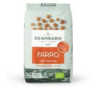 Sgambaro Pasta di Farro Selezione Bio Corallini Rigati N.32 - 300g Pasta Farro 100% Italiana - a Basso Contenuto di Grassi, Fonte di Fibre, Proteine e Zinco - Ideale per Diete Sane e Naturali