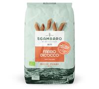 Sgambaro Pasta di Farro Selezione Bio Mezze Penne Rigate N.95 - 500g Pasta Farro 100% Italiana - a Basso Contenuto di Grassi, Fonte di Fibre, Proteine e Zinco - Ideale per Diete Sane e Naturali