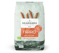 Sgambaro Pasta di Farro Selezione Bio Penne Rigate N.91 - 500g Pasta Farro 100% Italiana - a Basso Contenuto di Grassi, Fonte di Fibre, Proteine e Zinco - Ideale per Diete Sane e Naturali