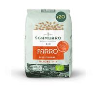 Sgambaro Pasta di Farro Selezione Bio Risone n.17 - 20x300g Pasta Farro 100% Italiana - a Basso Contenuto di Grassi, Fonte di Fibre, Proteine e Zinco - Ideale per Diete Sane e Naturali