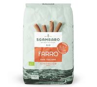 Sgambaro Pasta di Farro Selezione Bio Tortiglioni N.89 - 500g Pasta Farro 100% Italiana - a Basso Contenuto di Grassi, Fonte di Fibre, Proteine e Zinco - Ideale per Diete Sane e Naturali