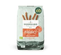 Sgambaro Pasta di Farro Selezione Bio Trivelline N.47 - 16x500g Pasta Farro 100% Italiana - a Basso Contenuto di Grassi, Fonte di Fibre, Proteine e Zinco - Ideale per Diete Sane e Naturali
