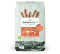 Sgambaro Pasta di Farro Selezione Bio Trivelline N.47 - 500g Pasta Farro 100% Italiana - a Basso Contenuto di Grassi, Fonte di Fibre, Proteine e Zinco - Ideale per Diete Sane e Naturali