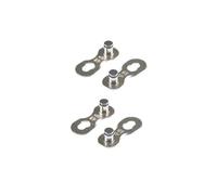 Sganci rapidi per biciclette Clarks Cycle Systems (x2) Argenté