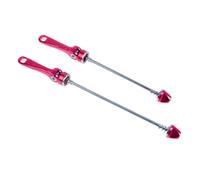 Sgancio Rapido Bici 2PCS 210 / 245mm Bicicletta Bicycle Bicycle Bicycle Asse a sgancio rapido . Spiedini for mozzo della rotella della bici da strada Assario a sgancio rapido Accessorio bici(Rose Red)