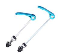 Sgancio Rapido Mtb Leva a sgancio rapido del mozzo della bicicletta MTB Spiedini in acciaio for bicicletta da strada Ruota anteriore posteriore for mountain bike pieghevole Sgancio Rapido Bici(Blue)