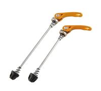 Sgancio Rapido Mtb Leva a sgancio rapido del mozzo della bicicletta MTB Spiedini in acciaio for bicicletta da strada Ruota anteriore posteriore for mountain bike pieghevole Sgancio Rapido Bici(Gold)