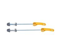 Sgancio Rapido Mtb Viti a sgancio rapido for bicicletta da strada MTB Asta in lega di alluminio V Mozzi freno Leva QR 100x135 Bici pieghevole for freno a disco Sgancio Rapido Bici(100x135 gold)