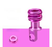 Sgancio rapido per pedali pieghevoli, leggero CNC, compatibile con P8/P10/D9 e montaggio facile per il trasporto salvaspazio (Fuchsia)