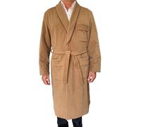 SGARLATA HOME Vestaglia da Camera per Uomo in Lana e Cashmere modello Scialle Classico art. Londra (IT, Testo, 4XL, Regular, Regular, Cammello)