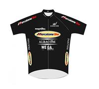 SGCIKER Marco Pantani nero Pro Team Retro Mercatone Uno Maglia da ciclismo per uomo, manica corta estiva traspirante MTB Abbigliamento da ciclismo Maglia da ciclismo (3XL)