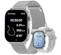 SGDDFIT 2,01" AMOLED Orologio Intelligente Donna con Chiamate e Whatsapp, Smart Watch con 123 Modalità Sportive/SpO2/Sonno, Smart Watch 5ATM Impermeabile Orologio Smartwatch Uomo per Android iOS