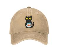 SGDHJCFCV Cat Protect Fish Sun Baseball cap Women Men Print Trucker Hat Summer Vintage Running Hippie Sunscreen Baseball Caps