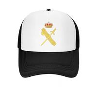 SGDHJCFCV Custom Emblem of The Spanish Civil Guard Baseball cap Sun Protection Adjustable Spanish Coat of Arms Trucker Hat Autumn Dad Hat