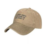 SGDHJCFCV J’ai Mal au Ventre Mais Je Suis Si courageux à ce sujet Chapeau de Cow-Boy Chapeau de Plage Casquettes pour Hommes Femmes