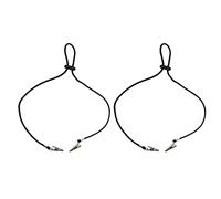 Sgerste 2 pz flessibile tovagliolo clip Landyard bavaglino mangiare Portasalviette string string regolabile catene Hold your tovagliolo in un luogo sicuro