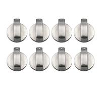 Sgerste 8 pz universale metallo Rotary interruttore manopole di ricambio accessori per cucina fornello a gas forno piano di cottura (diametro: 8 mm/0,8 cm)