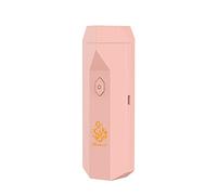 SGerste Diffusore elettrico di profumo con pettine per capelli, portatile, bruciatore di incenso elettronico, per hotel, ufficio, casa, dormitorio, adorazione (rosa)