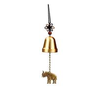Sgerste vintage Fengshui Bell Good Luck bless Home scacciapensieri da giardino, motivo: elefante, 4 x 26 cm, Elephant