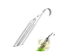 SGERUFZ 1 colino da tè in acciaio inox, per tè sfuso, con manici, filtro da tè per tazza, filtro a maglia fine, filtro da tè, riutilizzabile, per tazza di tè, tè sfuso, rosa, caffè, spezie