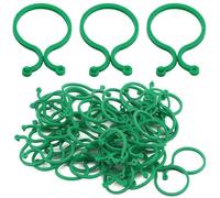 SGERUFZ 150 pezzi Clip di Supporto per Piante Giardino, Clip per Pomodori, Riutilizzabile Supporto per Protezione e Connessione Fiori, Viti, legacci per pomodori, canne per pomodori