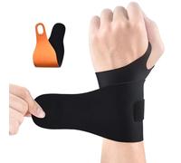 SGERUFZ 2 pezzi manicotto elastico a compressione per pollice, tessuto morbido, protezione alleviare il dolore lieve da artrite, tutore destro e sinistro, polsiera per tendinite, ortopedica