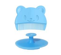 SGERUFZ 2 Pezzi Spazzola da Bagno per Neonati, Morbida e Pettine per Crosta Lattea, Spazzola Massaggio in Silicone per Bambini, Adatto a Bambini, per un Confortevole Massaggio del Cuoio Capelluto