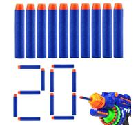 SGERUFZ 20 Dardi Darts Munizioni in Schiuma compatibili con Nerf Gun Elite, Dardi di Ricambio adatti per N-Strike Elite Series Blasters, Accessori per Pistole Nerf (Regalo Festa per Ragazzi)
