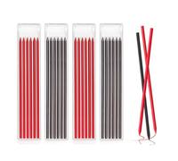 SGERUFZ 24 Pcs Ricariche Solide 2.8mm per Matita da Carpentiere Ricarica per Matita da Cantiere e Matite Meccaniche