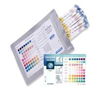 SGERUFZ 50 Pcs 16 in 1 Test Acqua Potabile, Kit Analisi Acqua, Test Durezza Acqua, pH Test, Strisce per Controllo Qualità dell'Acqua