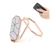 SGERUFZ Anello Supporto Cellulare, 360° Rotazione Metallo Impugnatura Posteriore per Smartphone, Supporto Pieghevole Regolabile, Compatibile con la Maggior Parte degli Smartphone (Rosé Oro)