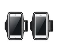 SGERUFZ Fascia da Braccio Sportiva 2 Pezzi, Cinturino Regolabile Compatibile con Smartphone fino a 6,5 Pollici, Ideale per Jogging, Fitness, Ciclismo e Escursionismo