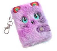 SGERUFZ Mini diario per gatti, regalo per bambine 6, 7, 8 anni, diario segreto, diario, taccuino, pratico regalo di compleanno