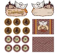 SGERUFZ Set 36 Inviti Compleanno Bambini con buste e adesivi, Biglietti di invito magici per feste di compleanno per bambini, invito magico per ragazzi e ragazze, Bambino Gadget Compleanno Bambino