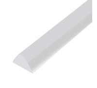 SGERUFZ Striscia di protezione antischizzi per doccia autoadesiva, barra di blocco acqua in silicone per doccia, striscia in gomma autoadesiva per cucina e bagno (bianco 100 cm)