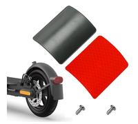 SGERUFZ Supporto Targa E-Scooter con Pellicola Riflettente Rossa, Compatibile con Xiaomi M365 Pro2, Facile da Montare, Resistente alle Intemperie, Stabile e Sicuro