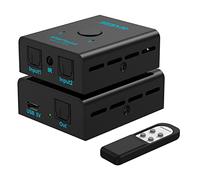 SGEYR Optical Audio Switch - Toslink SPDIF Digital Splitter 1 In 3 Out for HD, Xbox, DVD, PS4, Home