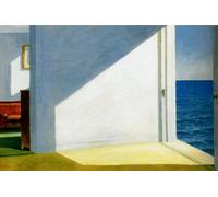 SGFGAD FHYWQ Edward Hopper Poster Stampe Scenario Vintage Wall Art Immagine A Colori《Stanze Vicino Al Mare》Edward Hopper Quadro Su Tela Per Arredamento Salotto 50x100cm Senza Cornice