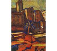 SGFGAD FHYWQ Famoso Joan Miro Poster Stampe A Colori Immagine Astratta Di Arte Della Parete《Il Paesaggio Del Villaggio》Joan Miro Dipinto Su Tela Per Decorazioni Per La Casa 60x80cm Senza Cornice