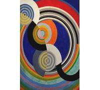 SGFGAD FHYWQ Famoso Robert Delaunay Poster Stampe a colori Immagine astratta di arte murale《Ritmo》Robert Delaunay Dipinto su tela per arredamento da salotto 60x90cm senza cornice