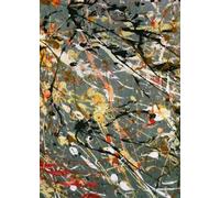 SGFGAD FHYWQ Jackson Pollock Poster Stampe A Colori Astratto Wall Art Immagine Fiori Composizione Jackson Pollock Pittura Su Tela Per Home Decor 50x80cm Senza Cornice