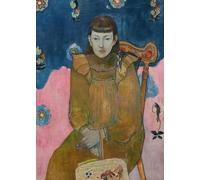 SGFGAD FHYWQ Paul Gauguin Poster Stampe a colori Immagine di arte murale vintage《Ritratto di una giovane ragazza》Dipinto su tela Paul Gauguin per decorazioni per la casa 40x60cm senza cornice