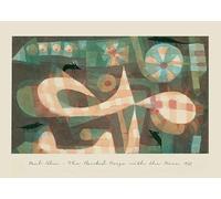 SGFGAD FHYWQ Paul Klee Poster Stampe a colori Immagine di arte murale astratta《Il cappio spinato con i topi》Dipinto su tela Paul Klee per arredamento da salotto 50x90cm senza cornice