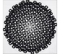 SGFGAD FHYWQ Victor Vasarely Vision Poster e stampe Immagine astratta di arte murale《Cerchio nero》Victor Vasarely Pittura su tela per decorazioni domestiche 60x60cm senza cornice